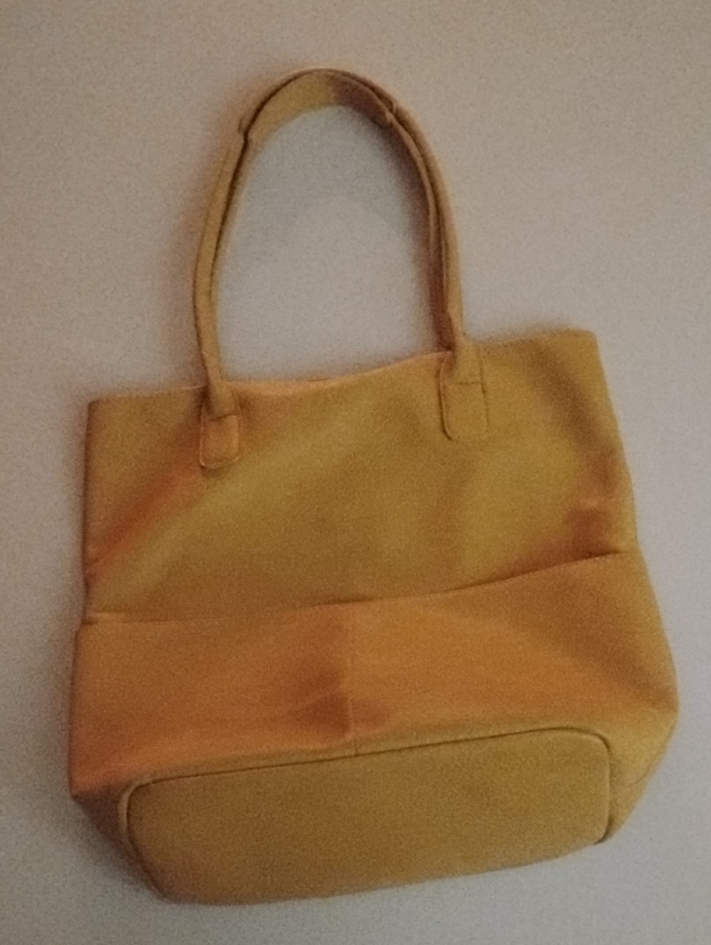 Joy Susan Yellow Tote Bag with Dual Handles